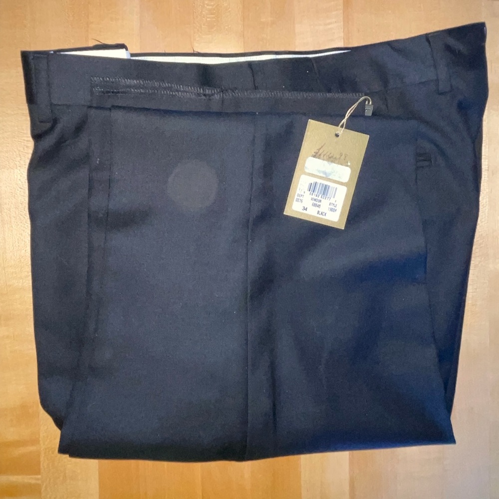 Santorelli Men’s Black Tuxedo Pants, Size 34, New with tags